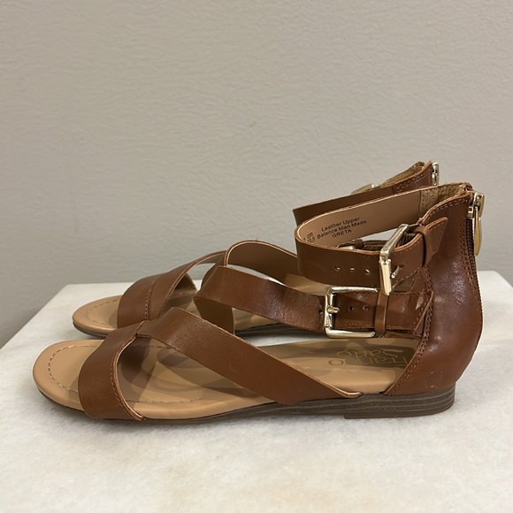 Franco Sarto Leather Sandals - Picture 2 of 5